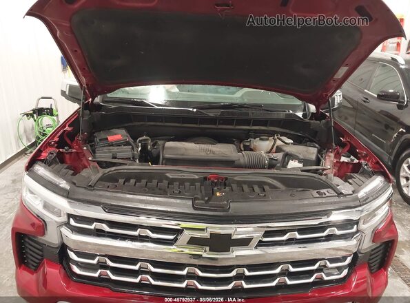 1GCUKGEL7SZ286872 2025 CHEVROLET SILVERADO Red Widok z tyłu