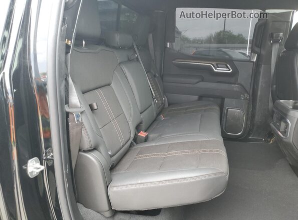 1GCUKJED9SZ229577 2025 CHEVROLET SILVERADO Black უკანა სავარძლების ხედი