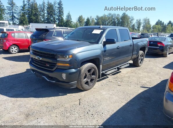 1GCUKREC0HF240077 2017 CHEVROLET SILVERADO Blue წინა მარცხენა ხედი სამი მეოთხედიდან