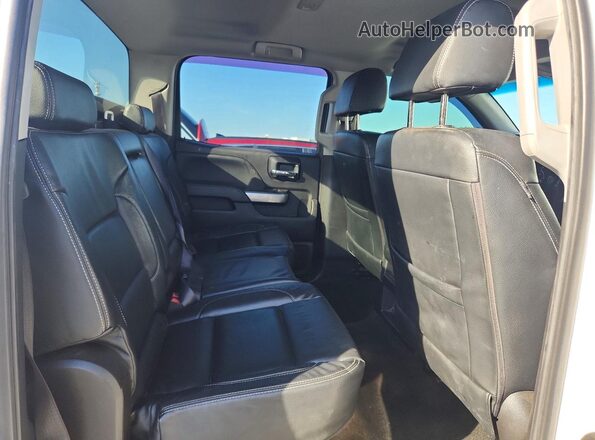 1GCUKREC0JF152085 2018 CHEVROLET SILVERADO White Вид задніх сидінь