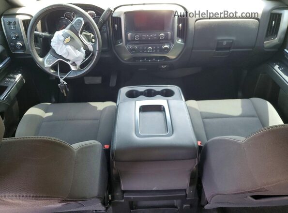 1GCUKREC0JF161983 2018 CHEVROLET SILVERADO Silver Vista del salpicadero