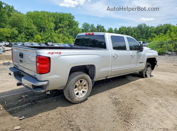 1GCUKREC0JF161983 2018 CHEVROLET SILVERADO Silver Trasero derecho