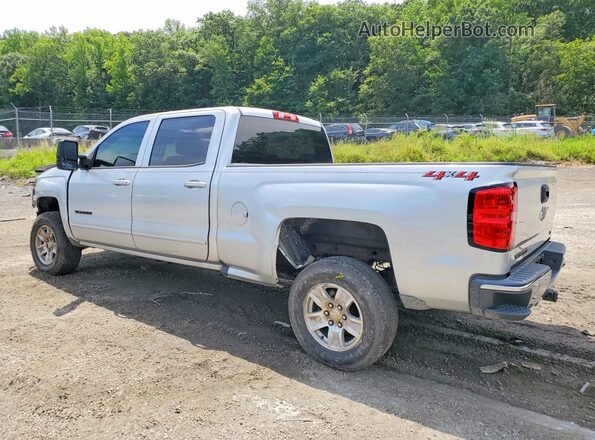 1GCUKREC0JF161983 2018 CHEVROLET SILVERADO Silver Trasero izquierdo
