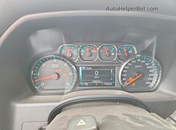1GCUKREC4GF215407 2016 CHEVROLET SILVERADO Black Widok zestawu wskaźników