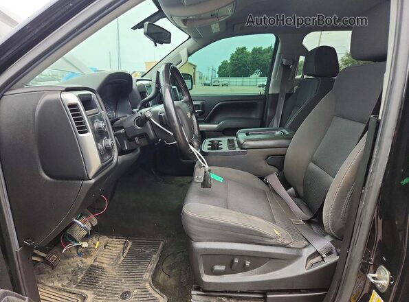 1GCUKREC4GF215407 2016 CHEVROLET SILVERADO Black Widok wnętrza z przodu