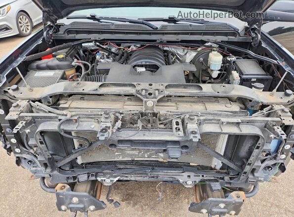 1GCUKREC4GF215407 2016 CHEVROLET SILVERADO Black Widok wnętrza z tyłu