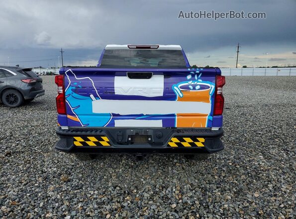 1GCUYAED1NZ214638 2022 CHEVROLET SILVERADO Белый Вид сзади