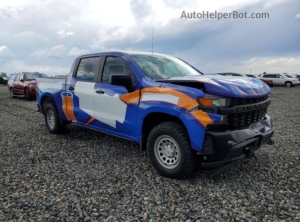 1GCUYAED1NZ214638 2022 CHEVROLET SILVERADO Белый Передняя правая четверть