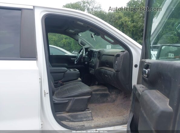 1GCUYAED7NZ215938 2022 CHEVROLET SILVERADO Белый Вид салона спереди