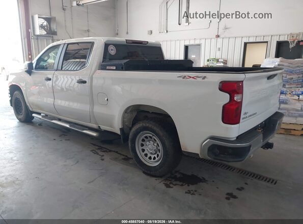 1GCUYAED7NZ215938 2022 CHEVROLET SILVERADO Белый Задняя левая четверть