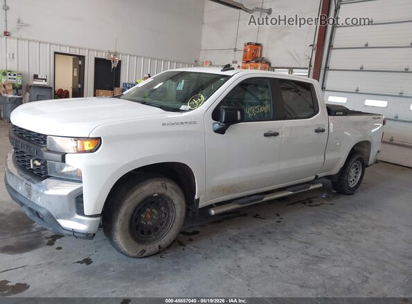 1GCUYAED7NZ215938 2022 CHEVROLET SILVERADO Белый Панорамный вид салона 360°