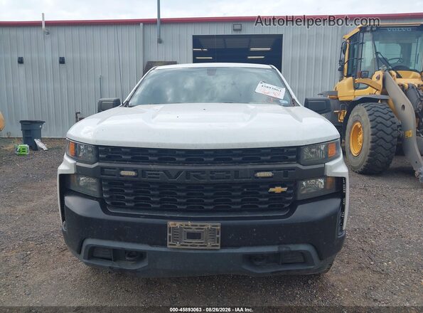 1GCUYAEF2KZ169576 2019 CHEVROLET SILVERADO White Вид щитка приладів