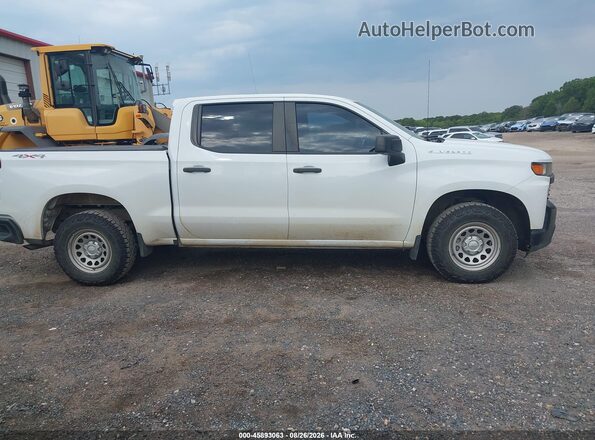 1GCUYAEF2KZ169576 2019 CHEVROLET SILVERADO White Вид задньої частини салону
