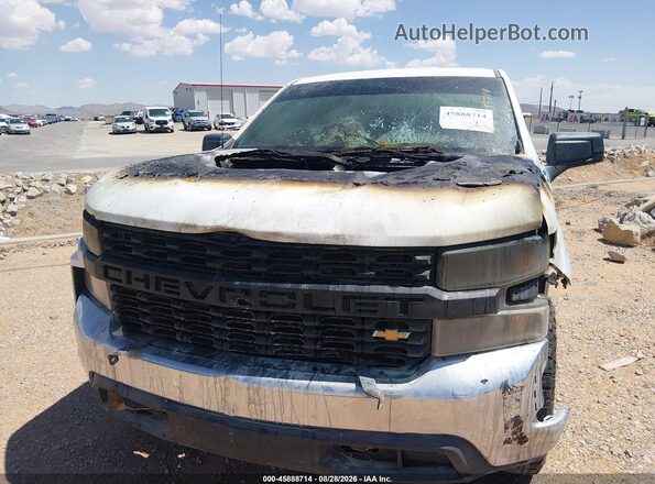 1GCUYAEF3MZ367330 2021 CHEVROLET SILVERADO White წინა ხედი