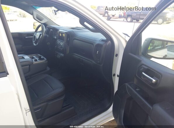 1GCUYAEF4KZ178604 2019 CHEVROLET SILVERADO Белый Вид салона спереди