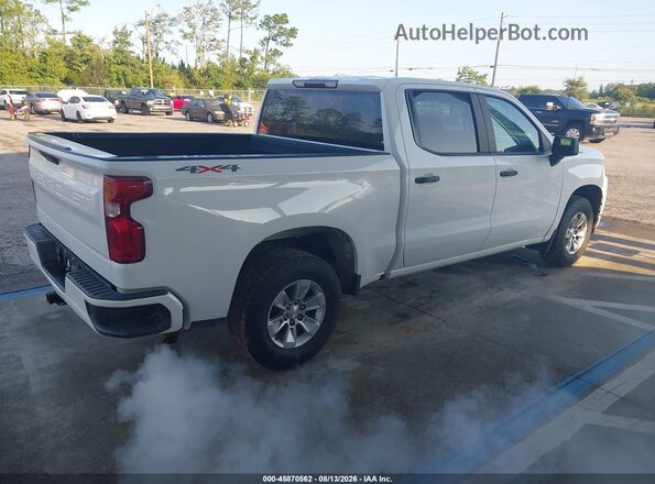 1GCUYAEF4KZ178604 2019 CHEVROLET SILVERADO Белый Задняя правая четверть