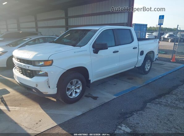 1GCUYAEF4KZ178604 2019 CHEVROLET SILVERADO Белый Передняя левая четверть