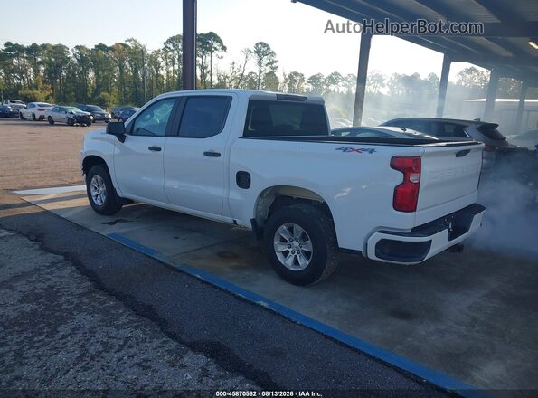 1GCUYAEF4KZ178604 2019 CHEVROLET SILVERADO Белый Задняя левая четверть