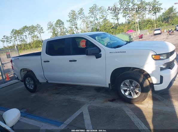 1GCUYAEF4KZ178604 2019 CHEVROLET SILVERADO Белый Вид задней части салона
