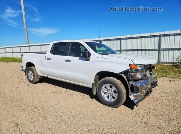 1GCUYAEF5KZ323990 2019 CHEVROLET SILVERADO White Передня права чверть