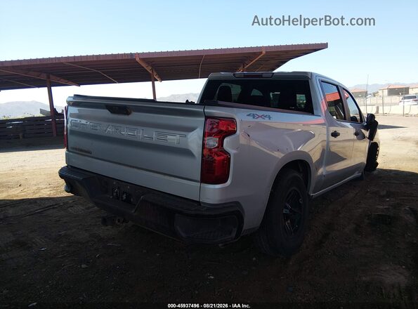 1GCUYAEF6MZ312600 2021 CHEVROLET SILVERADO Silver Rear right