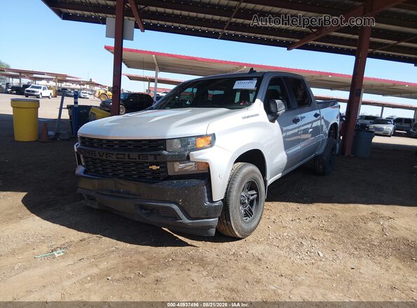 1GCUYAEF6MZ312600 2021 CHEVROLET SILVERADO Silver Front left