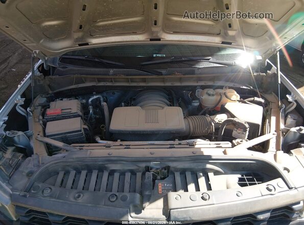 1GCUYAEF6MZ312600 2021 CHEVROLET SILVERADO Silver Rear view