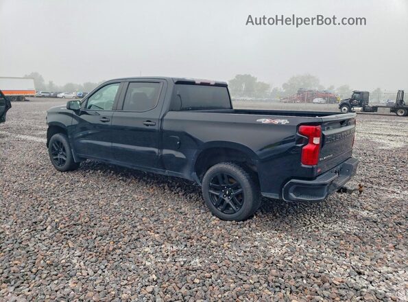 1GCUYAEF9MZ224091 2021 CHEVROLET SILVERADO Black უკანა მარცხენა