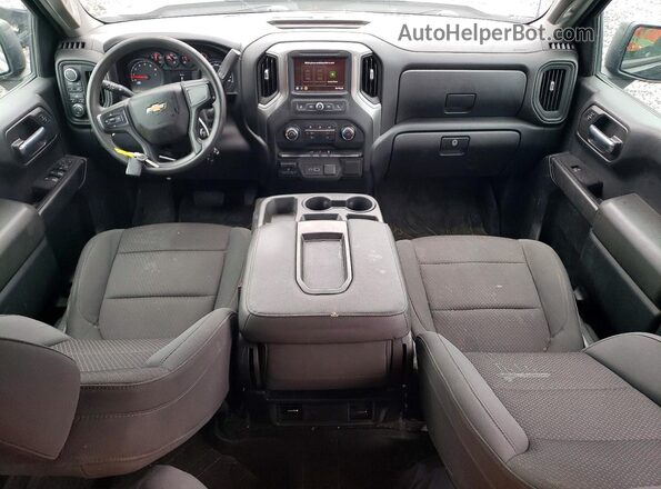 1GCUYAEF9MZ224091 2021 CHEVROLET SILVERADO Black წინა პანელის ხედი