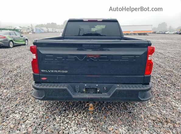 1GCUYAEF9MZ224091 2021 CHEVROLET SILVERADO Black უკანა ხედი