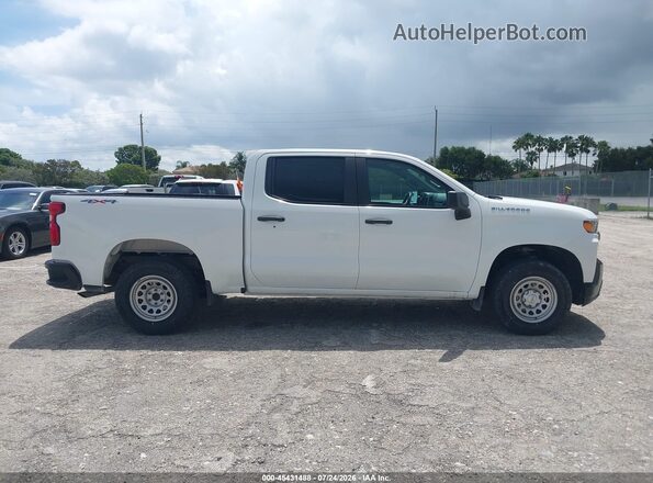 1GCUYAEFXKZ378399 2019 CHEVROLET SILVERADO White Вид задньої частини салону