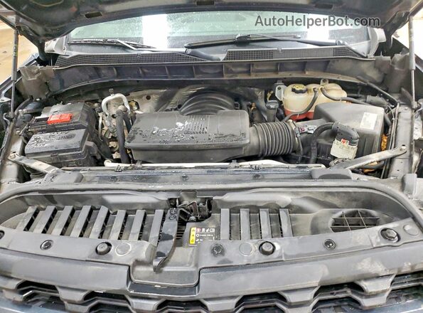 1GCUYBEF4KZ257342 2019 CHEVROLET SILVERADO Blue Rear interior view