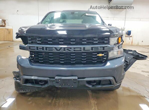 1GCUYBEF4KZ257342 2019 CHEVROLET SILVERADO Blue Front view