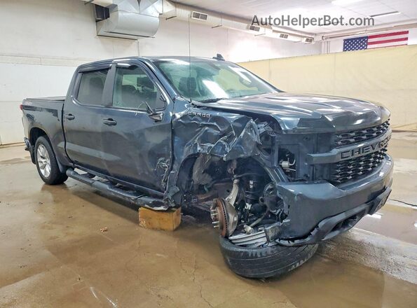 1GCUYBEF4KZ257342 2019 CHEVROLET SILVERADO Blue Front right
