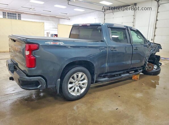 1GCUYBEF4KZ257342 2019 CHEVROLET SILVERADO Blue Rear right