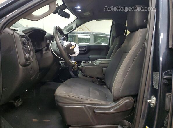 1GCUYBEF4KZ257342 2019 CHEVROLET SILVERADO Blue Front interior view