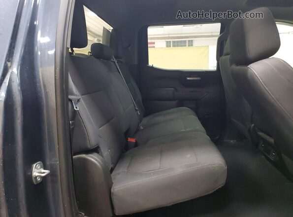 1GCUYBEF4KZ257342 2019 CHEVROLET SILVERADO Blue Rear seats view