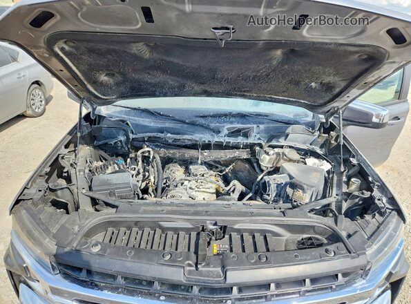 1GCUYDED0MZ208698 2021 CHEVROLET SILVERADO Серый Вид задней части салона