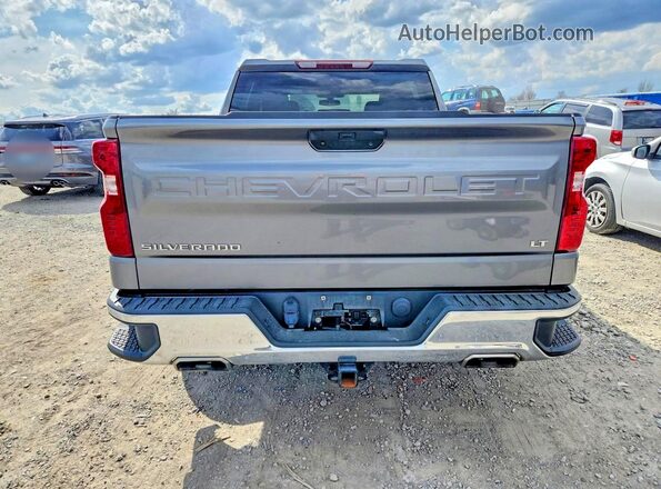 1GCUYDED0MZ208698 2021 CHEVROLET SILVERADO Серый Вид сзади