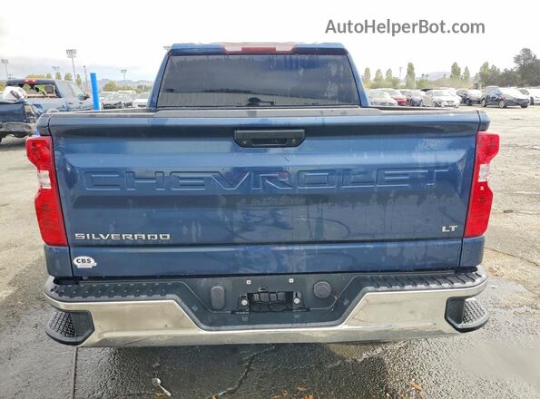 1GCUYDED2LZ277844 2020 CHEVROLET SILVERADO Blue Rear view