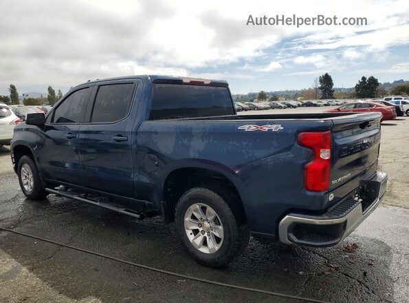 1GCUYDED2LZ277844 2020 CHEVROLET SILVERADO Blue Rear left
