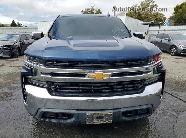 1GCUYDED2LZ277844 2020 CHEVROLET SILVERADO Blue Front view