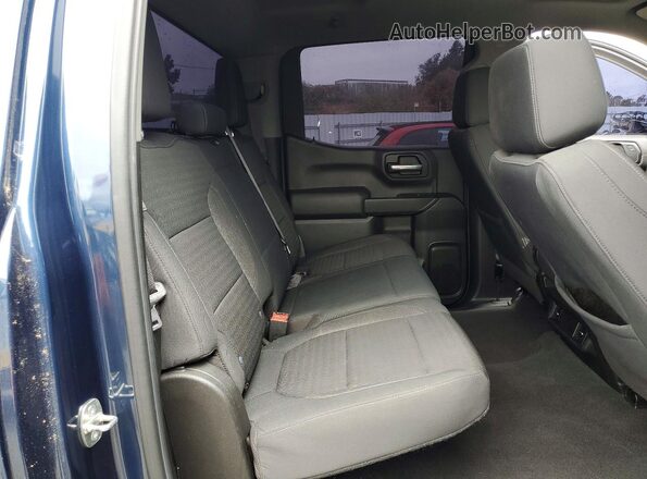1GCUYDED2LZ277844 2020 CHEVROLET SILVERADO Blue Rear seats view