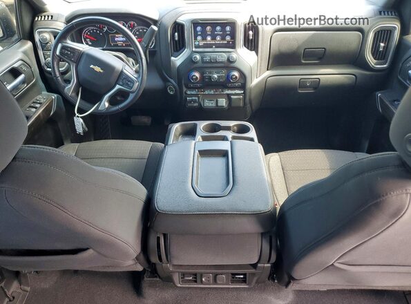 1GCUYDED2MZ206158 2021 CHEVROLET SILVERADO Серый Вид панели приборов