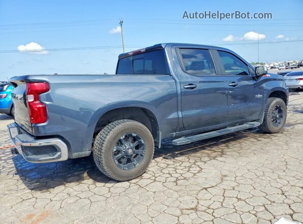 1GCUYDED2MZ206158 2021 CHEVROLET SILVERADO Серый Задняя правая четверть