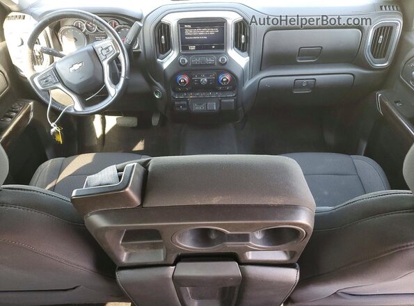 1GCUYDED3LZ333256 2020 CHEVROLET SILVERADO Серый Вид панели приборов