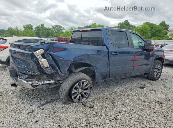 1GCUYDED4LZ181651 2020 CHEVROLET SILVERADO Blue Trasero derecho