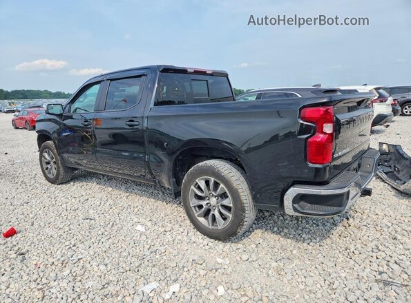 1GCUYDED4MZ330349 2021 CHEVROLET SILVERADO Black უკანა მარცხენა