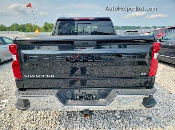 1GCUYDED4MZ330349 2021 CHEVROLET SILVERADO Black უკანა ხედი