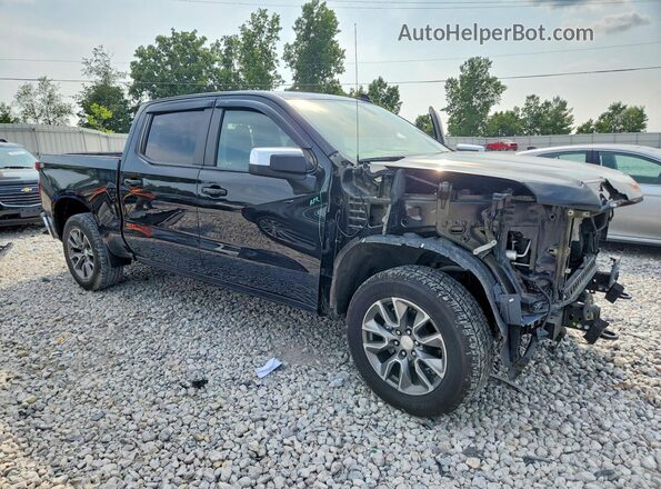 1GCUYDED4MZ330349 2021 CHEVROLET SILVERADO Black წინა მარჯვენა